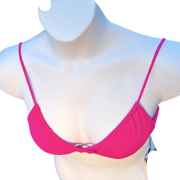 ViX Swimwear [NWT - Large] Firenze Jane Bikini Top - Agatha Pink - Picture 8 of 9